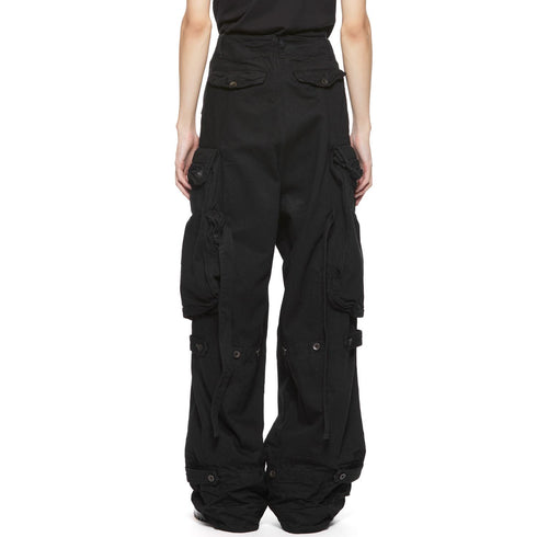 PERMANENT JULIUS 899PAM2-BK Black / Gasmask Cargo Pants